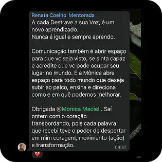 Depoimento de Renata Coelho