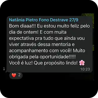Depoimento de Raiane Moreira